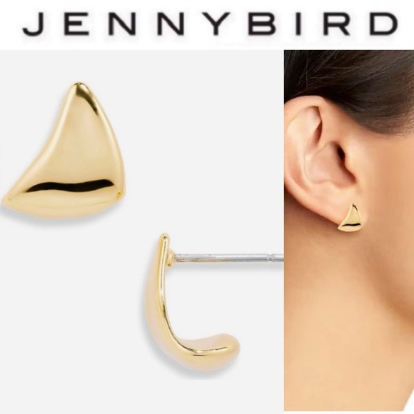 Jenny Bird Jewelry - Jenny Bird ESME HOOP EARRINGS in Polished Gold NWT